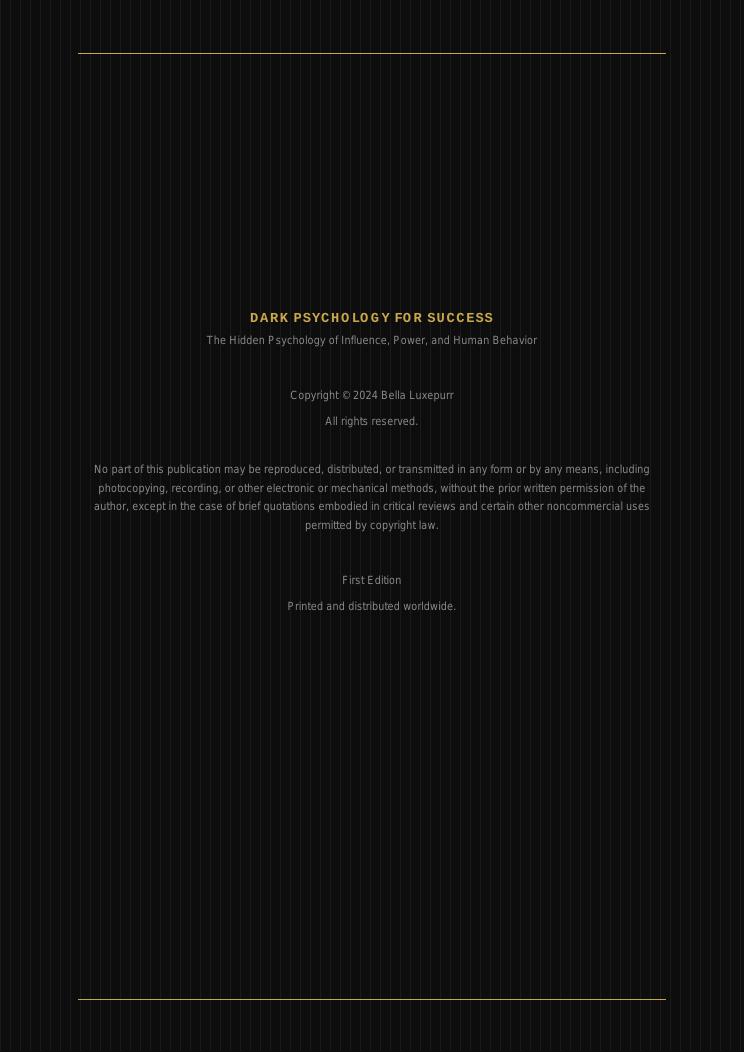 Dark Psychology for Success — preview page 3