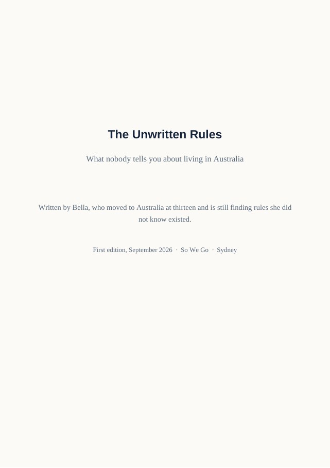 The Unwritten Rules — preview page 2