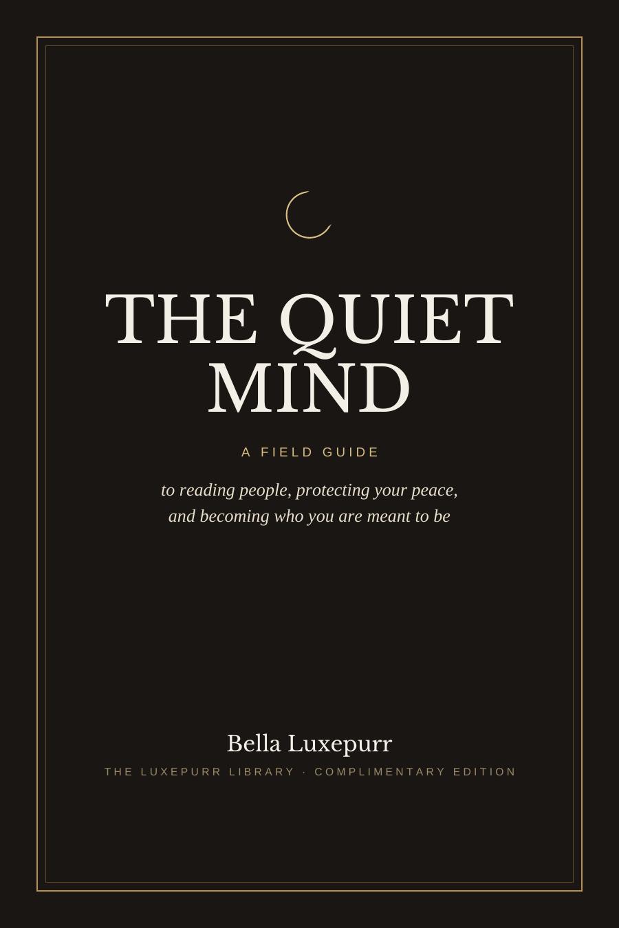 The Quiet Mind — cover
