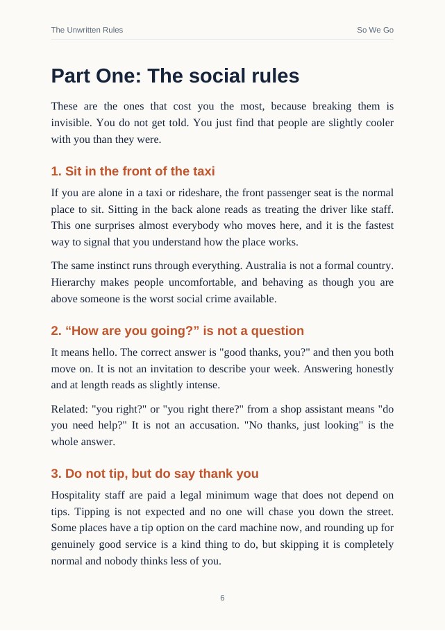 The Unwritten Rules — preview page 6