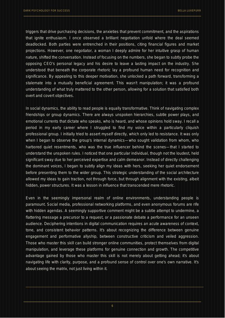 Dark Psychology for Success — preview page 9