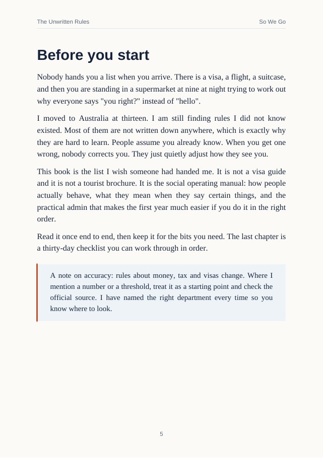 The Unwritten Rules — preview page 5