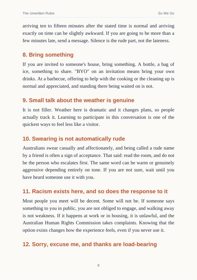 The Unwritten Rules — preview page 8