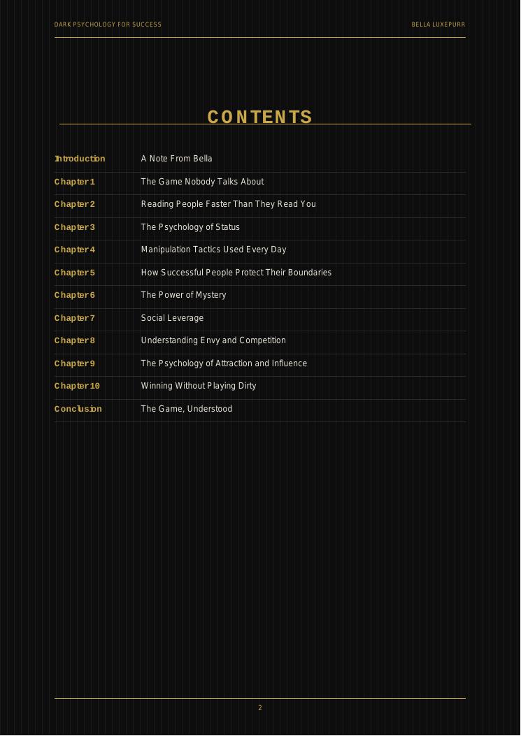 Dark Psychology for Success — preview page 5