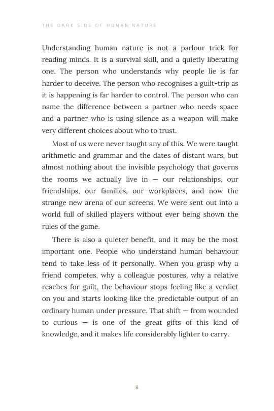 The Dark Side of Human Nature — preview page 8